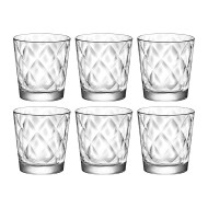 Jogo 6 Copos 240ml Whisky Baixo Kaleido Bormiolli Rocco